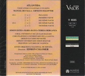 Manuel De Falla / Ernesto Halffter: Atlàntida 2CD Box (Käyt)