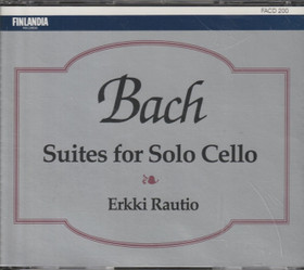 J.S. Bach / Erkki Rautio: Suites For Solo Cello 2CD (Käyt)