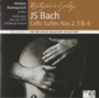 JS Bach / Rostropovich: Cello Suites Nos. 2, 3 & 6. CD (Käyt)