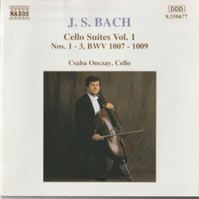 J. S. Bach / Csaba Onczay: Cello Suites Vol. 1. CD (Käyt)