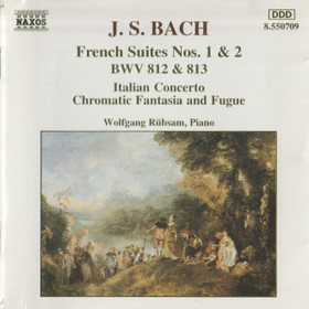 J. S. Bach: French Suites Nos. 1 & 2. CD (Käyt)