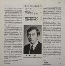 J.S. Bach / Gábor Lehotka: Organ Music LP (Käyt)
