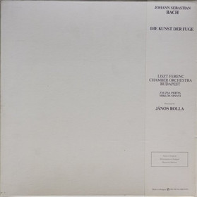 Bach / LFCO / Rolla: Die Kunst Der Fuge 2LP (Käyt. Box)