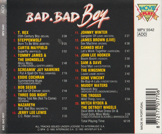 V/A: Bad, Bad Boy CD (Käyt)