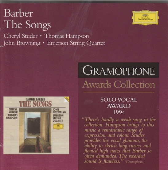 Samuel Barber: The Songs 2CD (Käyt)