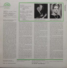 Bartók / Gertler /Andersen: Sonata No. 1 / Sonatina LP (Käyt)