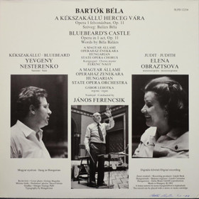 Bartók: A Kékszakállú Herceg Vára LP (Käyt)