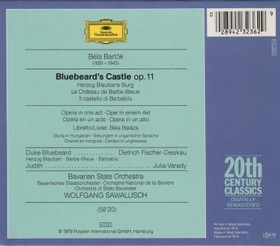Bartok / Sawallisch: Bluebeard's Castle Op. 11. CD Box (Käyt)