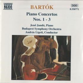 Bartók: Piano Concertos Nos. 1-3. CD (Käyt)