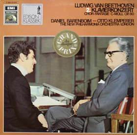 Beethoven: Klavierkonzert Nr.2 / Chor-Fantasie C-Moll Op. 80. LP Käyt