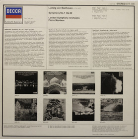Beethoven / Pierre Monteux: Symphony 7 Op. 92. LP (Käyt)