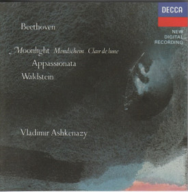 Beethoven / Vladimir Ashkenazy: Moonlight CD (Käyt)