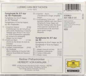 Beethoven / Karajan: Symphonien Nr.6 