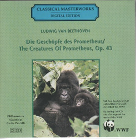 Beethoven / Carlo Pantelli: Die Geschöpfe Des Prometheus CD (Käyt)