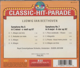 Beethoven / Eugen Jochum: Symphonies Nos. 5 & 7 CD (Käyt)