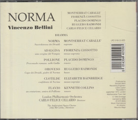 Bellini /Caballé / Domingo / Cossotto / Raimondi / Cillario: Norma 3CD