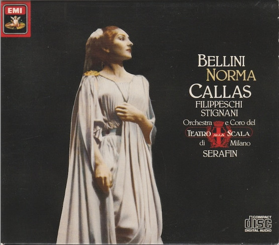 Bellini / Callas / Filippeschi /Stignani / Serafin: Norma 3CD Box Käyt