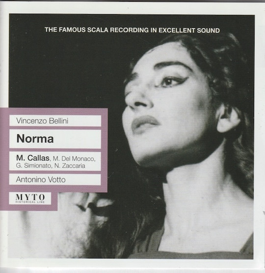 Bellini / Callas / Simionato / Del Monaco / Votto: Norma 2CD (Käyt)