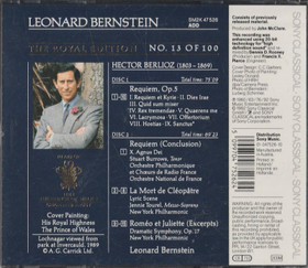 Hector Berlioz / Leonard Bernstein: Requiem / Mort De Cléopâtre 2CD