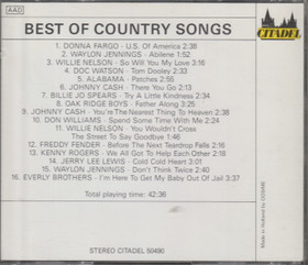 V/A: Best Of Country Songs CD (Käyt)