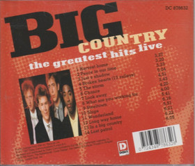 Big Country: The Greatest Hits Live CD (Käyt)