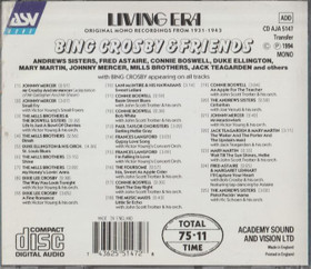 Bing Crosby and Friends: Bing Crosby & Friends CD (Käyt)