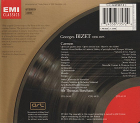 Bizet / Sir Thomas Beecham: Carmen 3CD (Käyt)