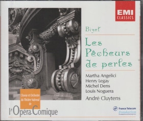 Bizet / Angelici / Legay / Cluytens: Les Pêcheurs De Perles 2CD (Käyt)