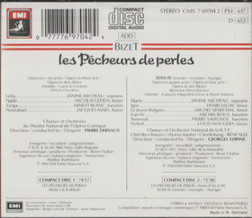 Bizet /P.Dervaux: Les Pecheurs De Perles + Ivan IV (Extraits) 2CD Käyt