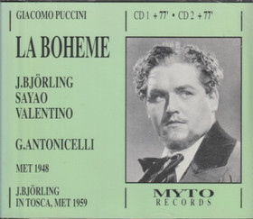 Puccini / J.Björling / Sayão / G.Antonicelli: La Boheme 2CD (Käyt)