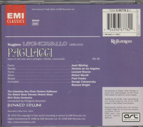 Leoncavallo / Björling / De Los Angeles / Cellini: Pagliacci CD Käyt