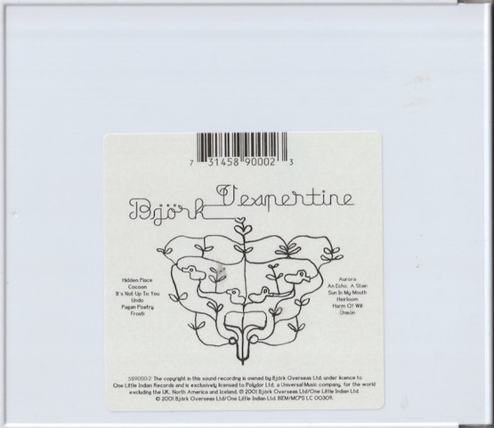 Björk: Vespertine CD (Käyt)