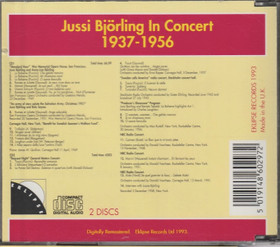 Jussi Björling In Concert 1937-1956. 2CD (Käyt)