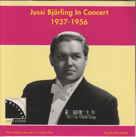 Jussi Björling In Concert 1937-1956. 2CD (Käyt)