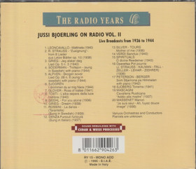 Jussi Björling on Radio vol.II. CD (Käyt)
