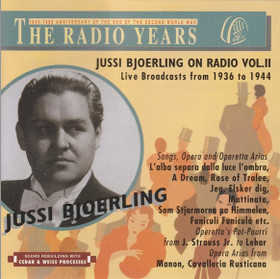 Jussi Björling on Radio vol.II. CD (Käyt)