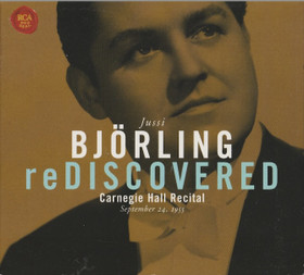 Jussi Björling reDiscovered - Carnegie Hall Recital CD (Käyt)