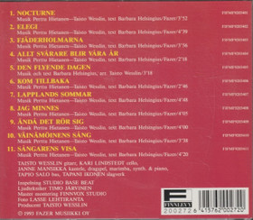 Eino Leino / Bo Andersson: Nocturne CD (Käyt)