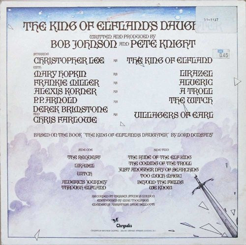 Bob Johnson & Pete Knight: The King Of Elfland's Daughter LP (Käyt)