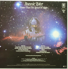 Bonnie Tyler: Faster Than The Speed Of Night LP (Käyt)