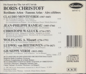 Boris Christoff: Famous Arias CD (Käyt)