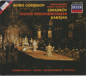 Mussorgsky / Rimsky-Korsakov / Karajan: Boris Godunov 3CD Box (Käyt)