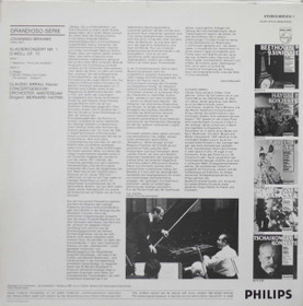 Brahms / Arrau / Haitink: Klavierkonzert Nr. 1. LP (Käyt)