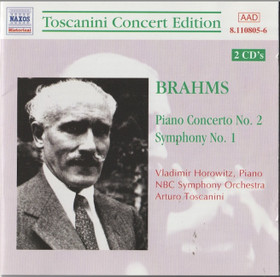 Brahms /Horowitz /Toscanini: Piano Concerto No. 2 /Symphony No. 1. 2CD