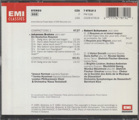 Brahms / Norman / Hynninen / Tennstedt: Un Requiem Allemand 2CD (Käyt)