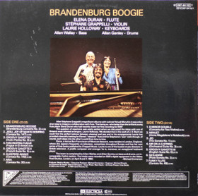 Holloway / Grappelli / Duran: Brandenburg Boogie LP (Käyt)