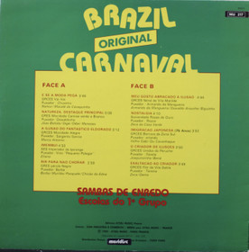 V/A: Brazil Carnaval; Sambas De Enredo - Escolas Do 1e Grupo LP (Käyt)