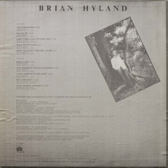 Brian Hyland: In a State Of Bayou LP (Käyt)