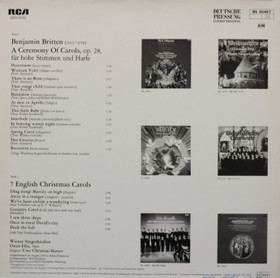 Britten: A Ceremony Of Carols & 7 English Christmas Carols LP (Käyt)
