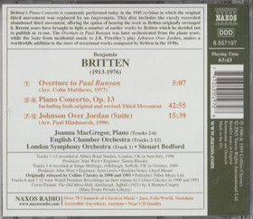 Britten: Piano Concerto CD (Käyt)